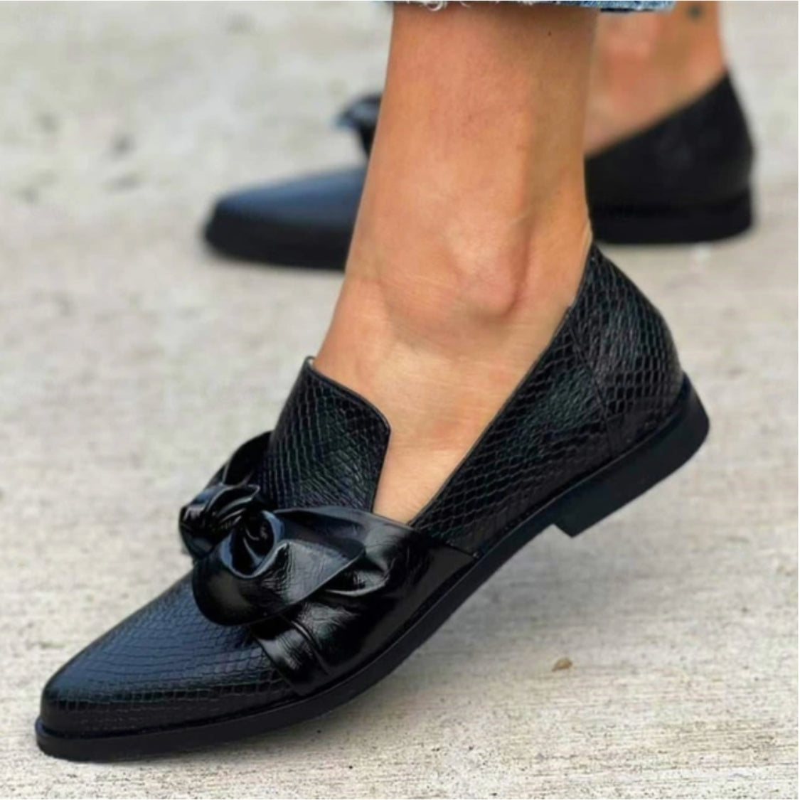 AlvaStockholm™ – Mocasines con detalle de moño