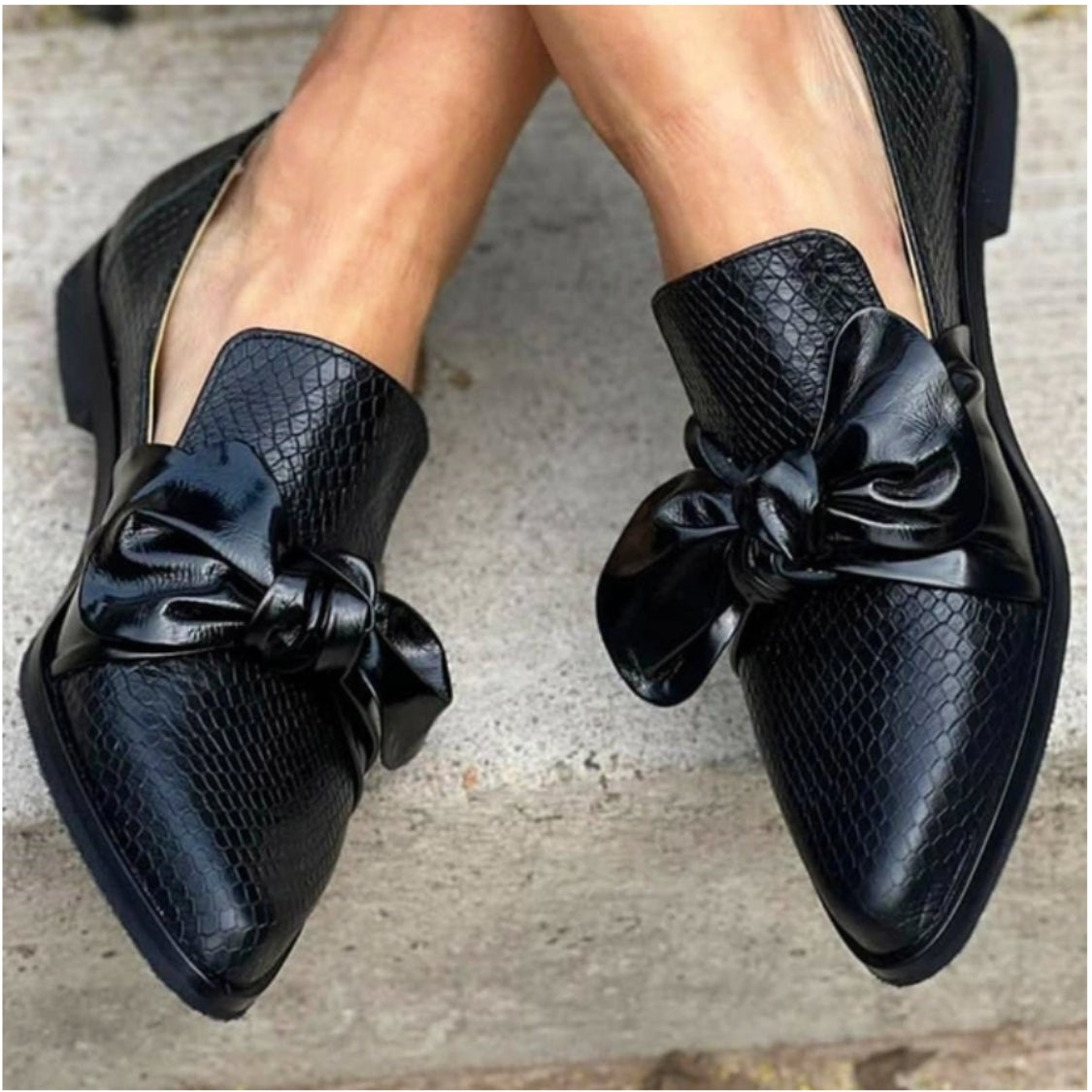 AlvaStockholm™ – Mocasines con detalle de moño