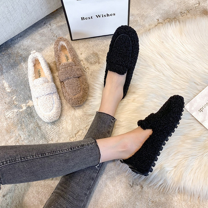 Solenne | Mocasines abrigados de diseño elegante