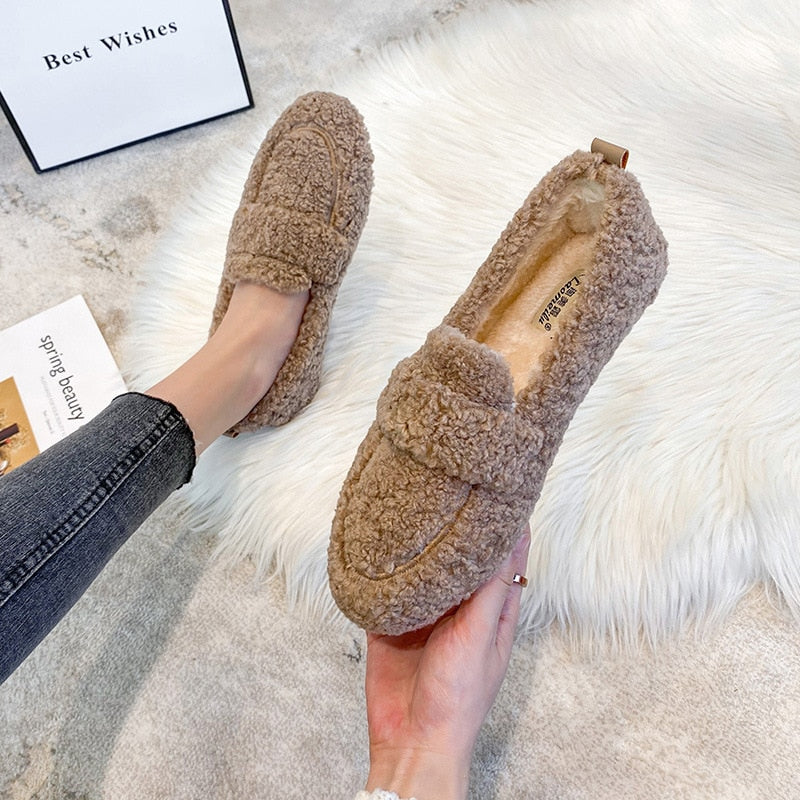 Solenne | Mocasines abrigados de diseño elegante