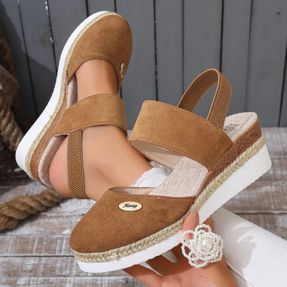 Antonia – Sandalias con plataforma, frescas y relajadas
