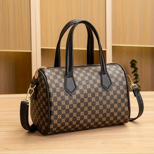 Nadia™ | Bolsa bowling estructurada con correa