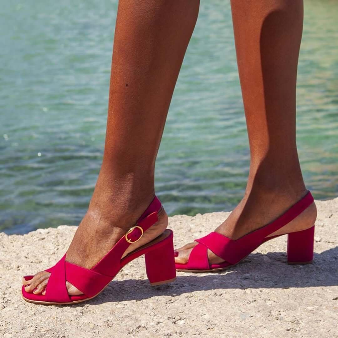 Celeste | Sandalias azules de verano para mujer