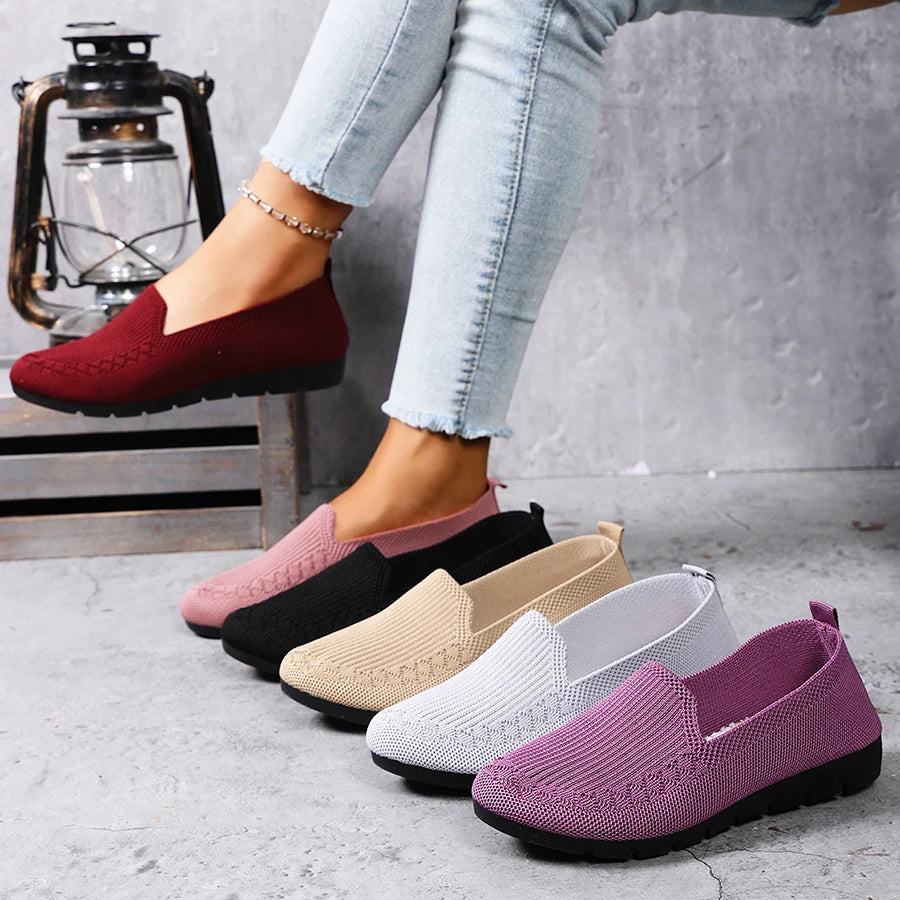 Serena™ | Mocasines slip-on de trama ligera