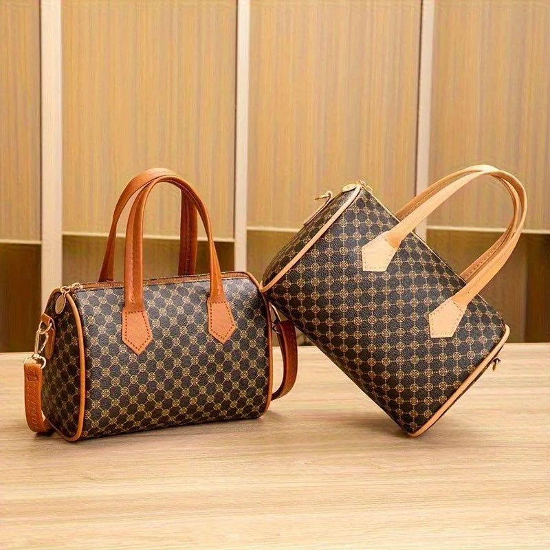 Nadia™ | Bolsa bowling estructurada con correa