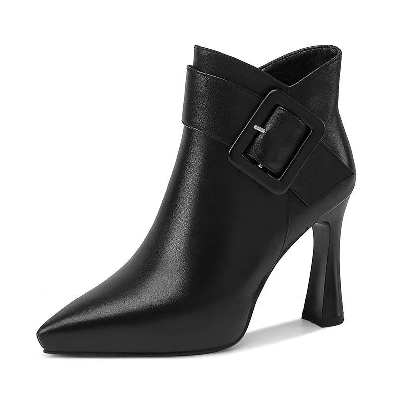 Aveline – Botas cortas con hebilla para mujer