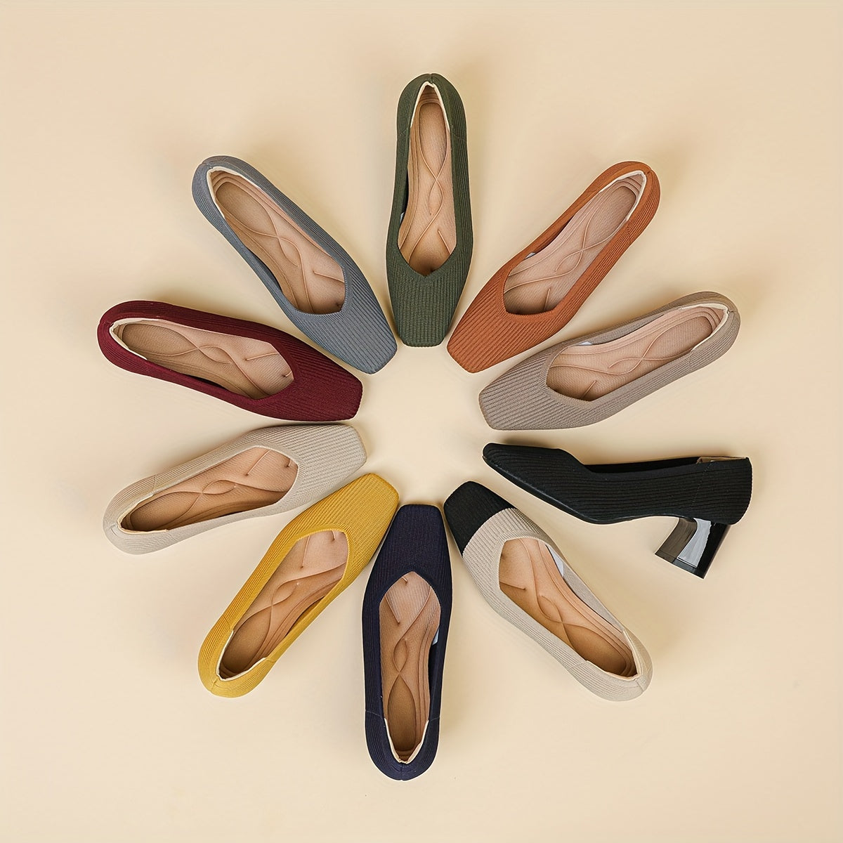 Marie™ – Zapatos de salón cómodos con taco estable